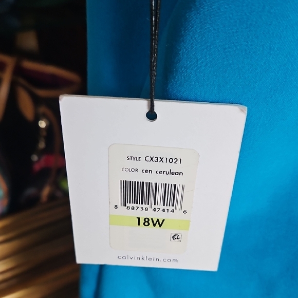 NWT Calvin Klein Square Neck Dress - Picture 6 of 10